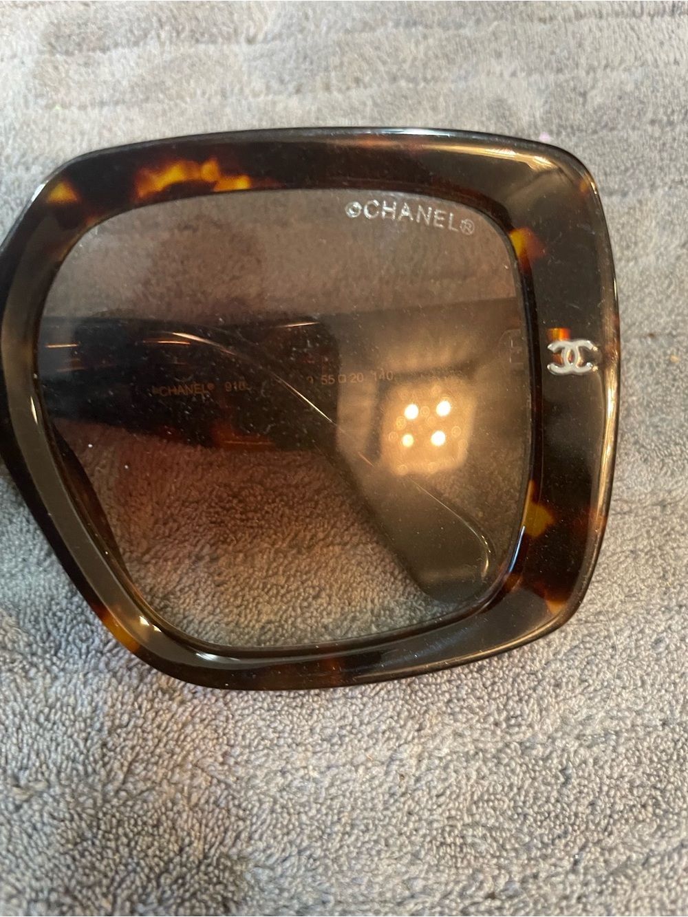 Chanel 9165B C714/S9 Sunglasses Brown Tortoise Brown - Picture 3 of 7